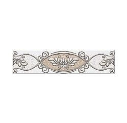Azori chateau mocca classic 20х5см бордюр настенный коричневый матовый
