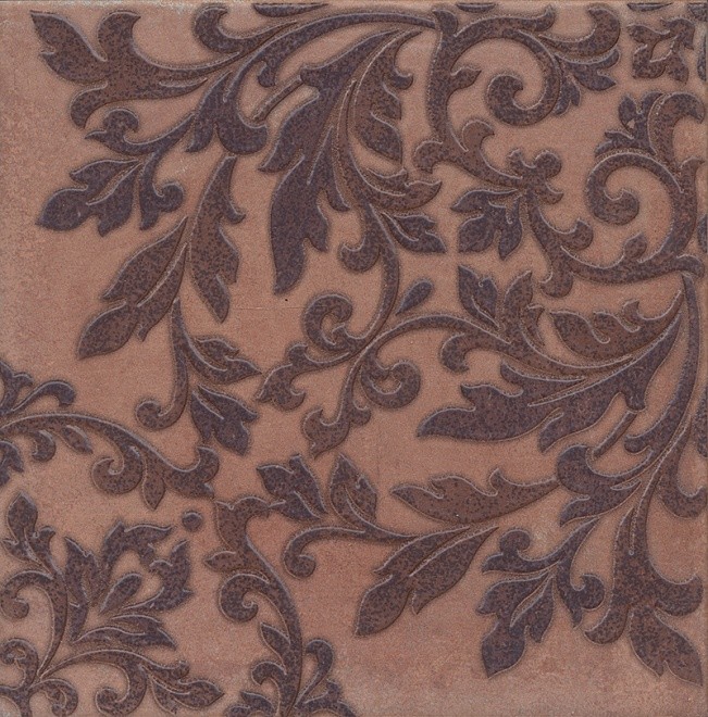 Kerama Marazzi Честер 30х30 см декор напольный темно коричневый 2