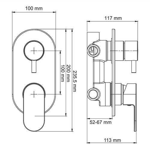 WasserKRAFT Dinkel 5871 смеситель для ванны хром