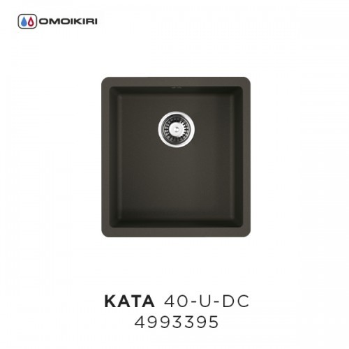 Omoikiri Kata 40-U-DC 4993395 кухонная мойка аrtgranit темный шоколад 40х42 см