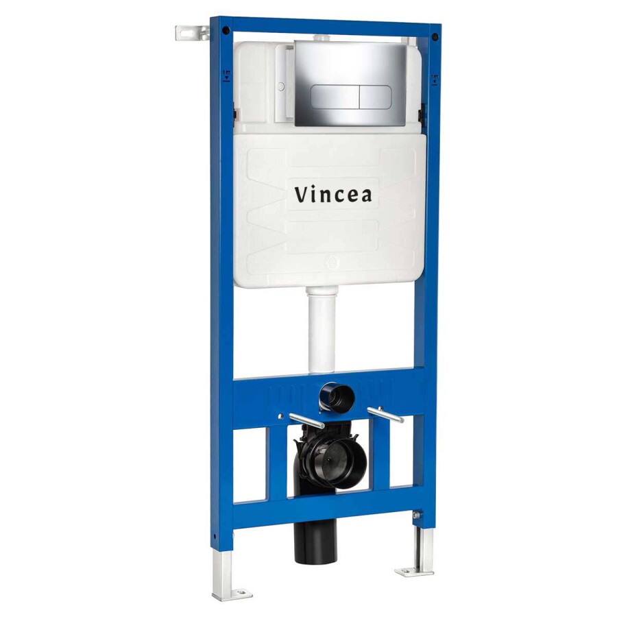 Vincea VIS-601 инсталляция для подвесного унитаза кнопка хром прямоугольная