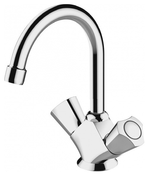Bravat Duo 7F1133186CP-RUS смеситель для раковины хром