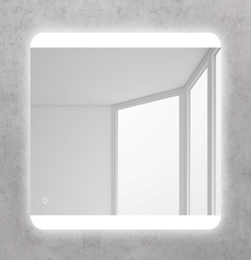 Зеркальное полотно BelBagno 70*70 SPC-CEZ-700-700-LED-TCH