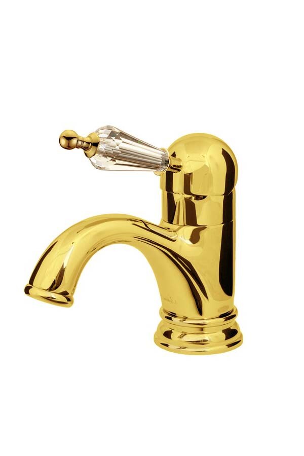 Смеситель для раковины Boheme Imperiale Ripresa Золото с кристаллом Swarovski 321