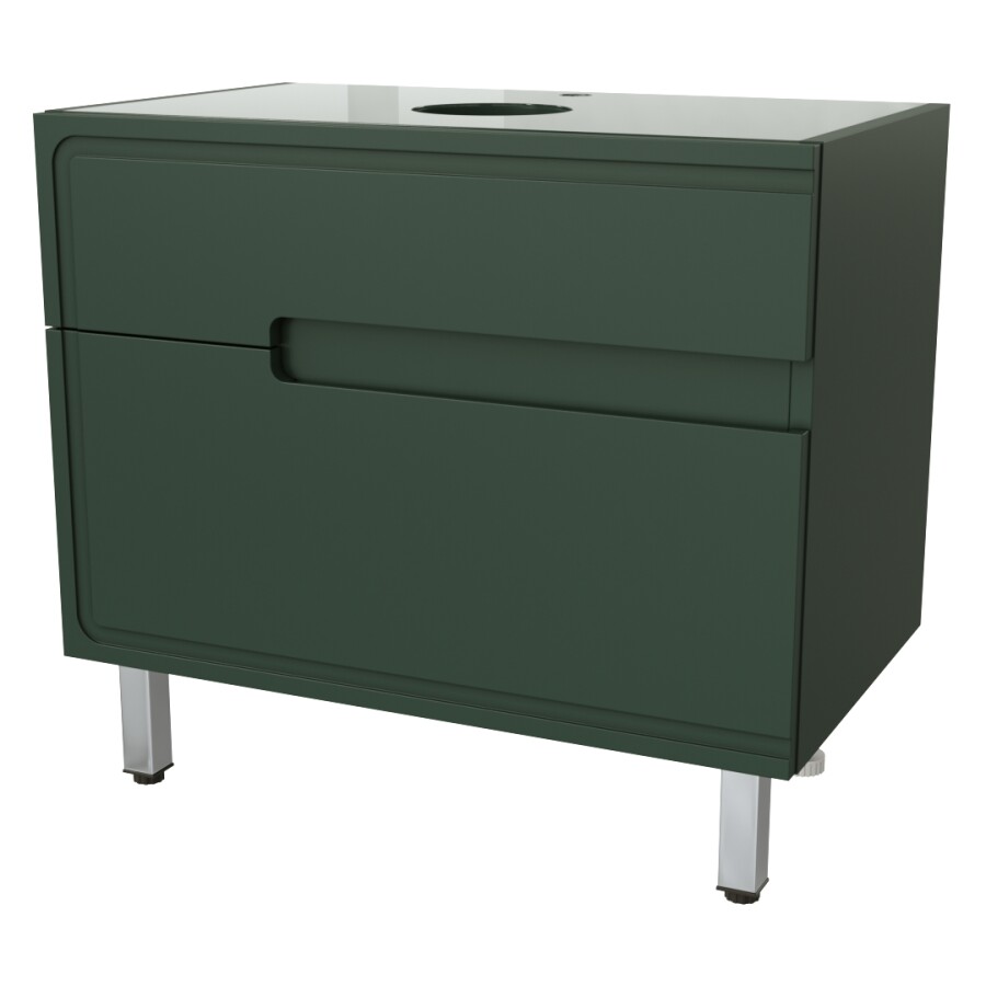 Тумба под раковину Taliente Cevia TA-MBC-80PS-grigio verde 80 см подвесная