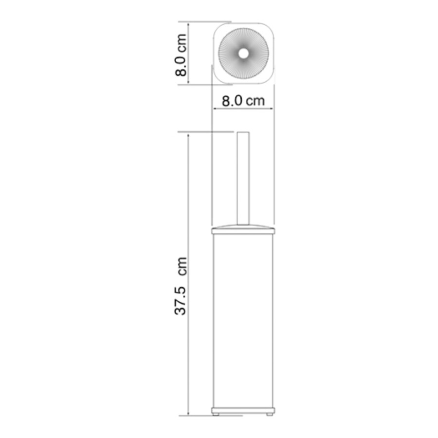 WasserKRAFT K-1137 туалетный ершик