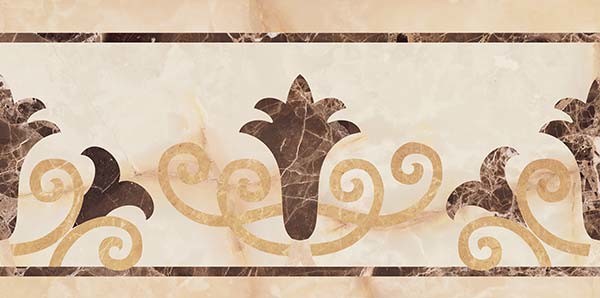 Coliseum Gres Sorrento Fascia Lirica 22x45 см бордюр напольный