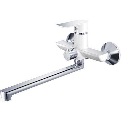 Haiba HB20505-8 смеситель для ванны белый/хром