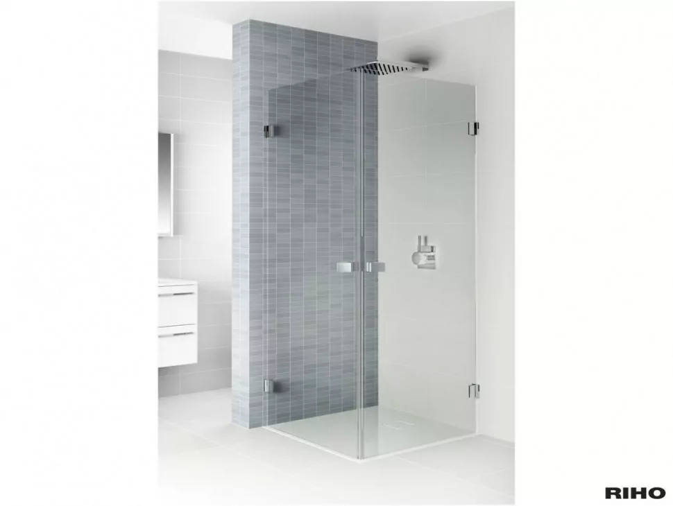 Riho Scandic X309 душевой уголок 80х80 профиль хром G001101120