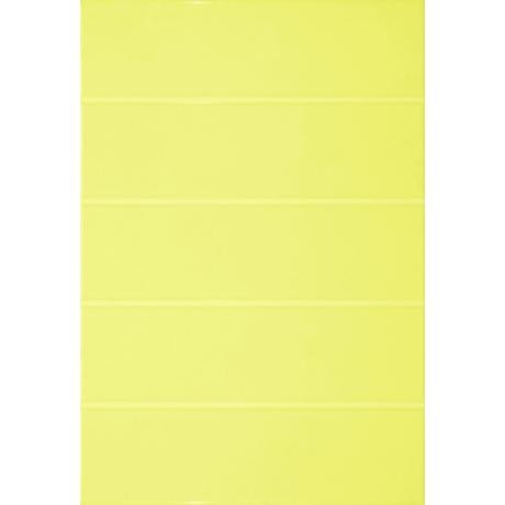 Уралкерамика Флер 25х36 см плитка настенная желтая