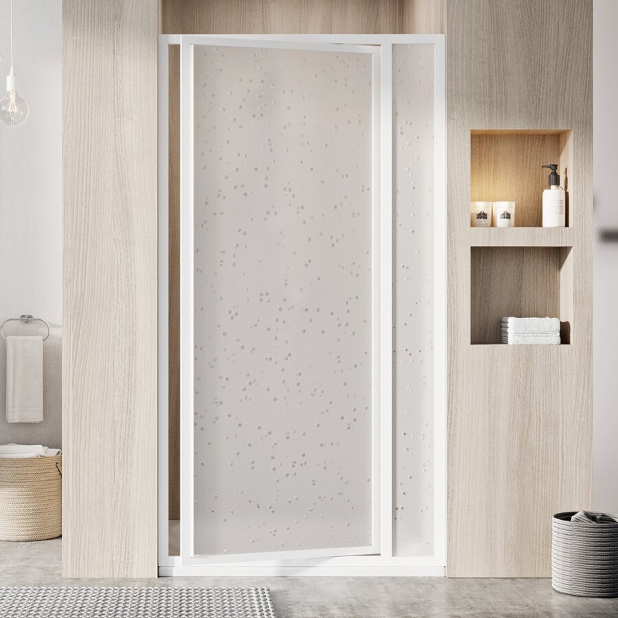 Ravak Supernova Душевая дверь SDOP-90 профиль белый, витраж матовый полистирол 03V7010011