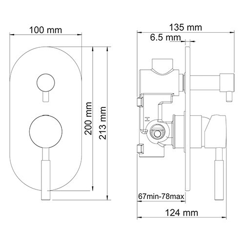 WasserKRAFT Wern 4241 смеситель для ванны хром