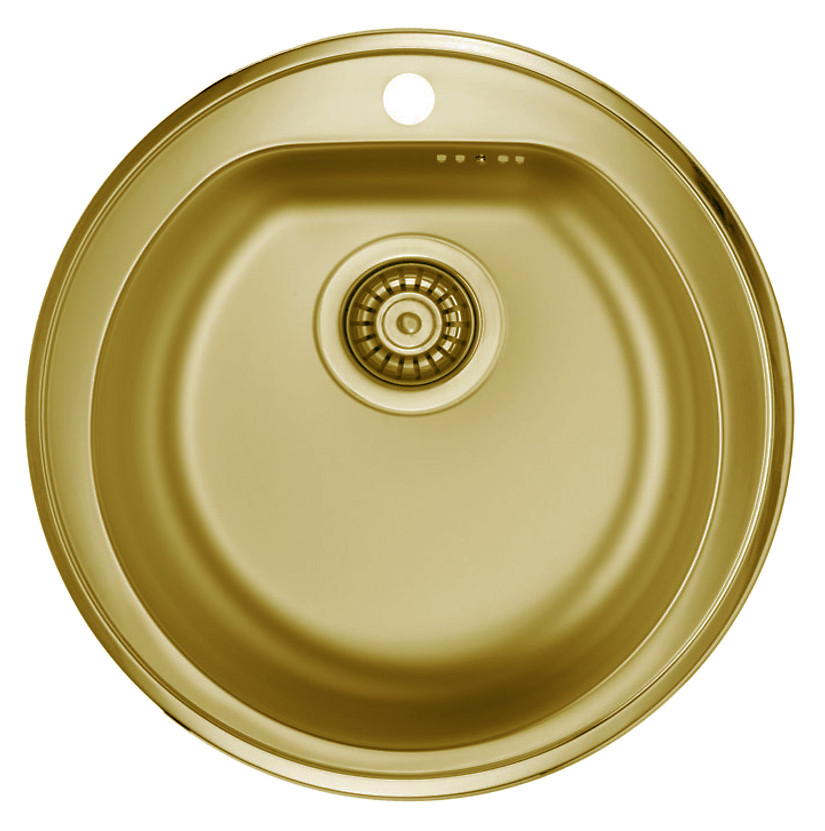 Мойка Alveus VintageForm 30 1070808 нержавеющая сталь декоративное PVD бронза 51х51 см
