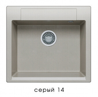 Polygran Argo 560 56 51 см мойка для кухни серый