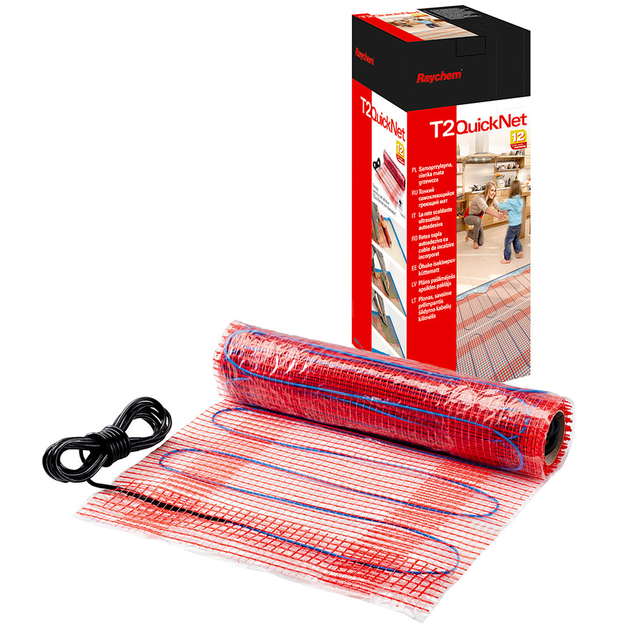 Мат нагревательный Raychem T2Quicknet 1600 10 кв. м 1600 Вт