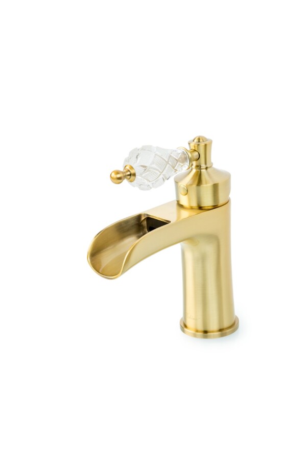 Смеситель для раковины Boheme Vogue Бронза / Хрусталь 201-CRST