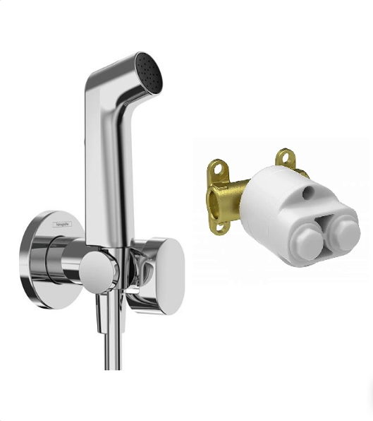Hansgrohe 29232000S Set HG Комплект для гигиенического душа встроенный (29232000+29235180) Хром