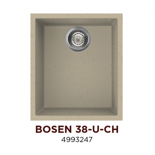 Omoikiri Bosen 38-U-СH 4993247 кухонная мойка тetogranit шампань 38х44 см