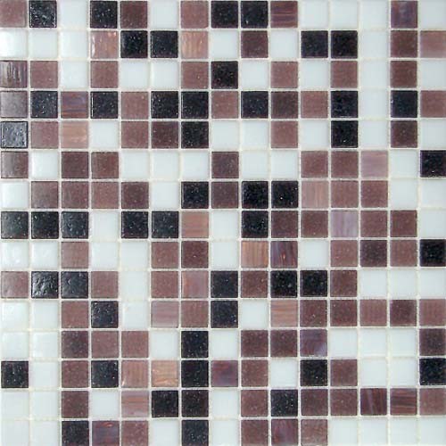 Bonaparte Lavander 32х32 см мозайка стеклянная бело-красная