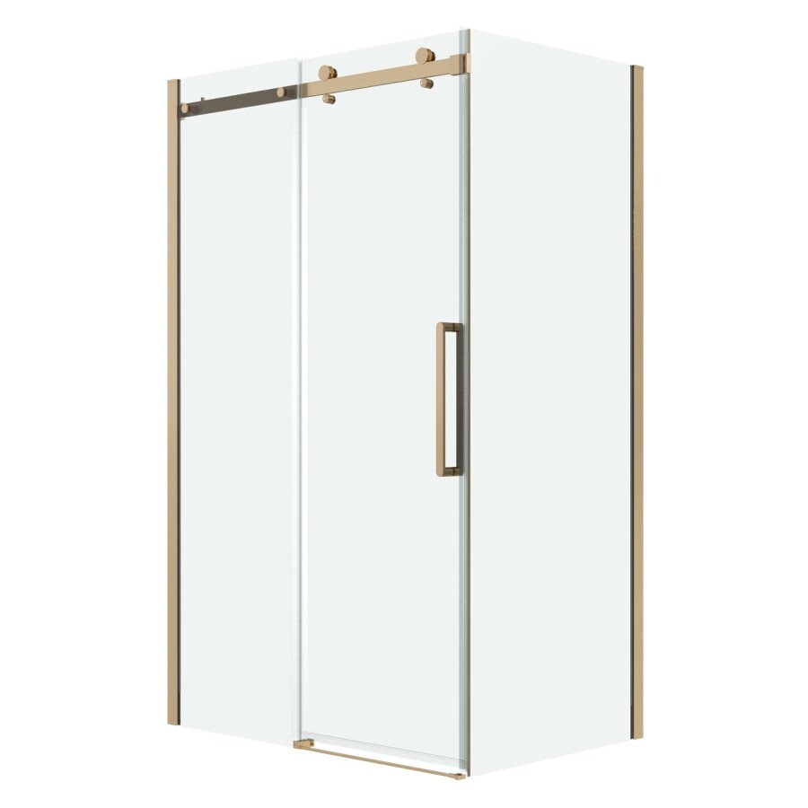 Душевое ограждение Grossman Classic 100.K33.04.100.32.00-200.K33.04.90.32.00 (100х90х195) раздвижная,золото сатин,стекло прозрачное,2 места 120.K33.04.1090.32.00
