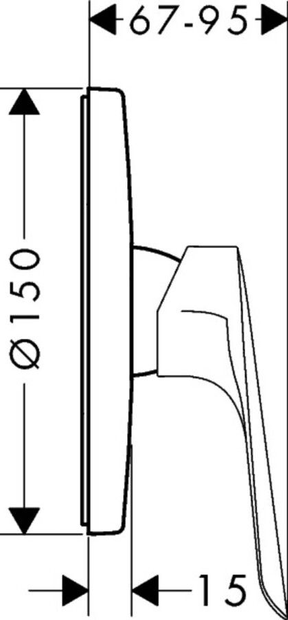 71608000 Hansgrohe Logis E Смеситель для душа