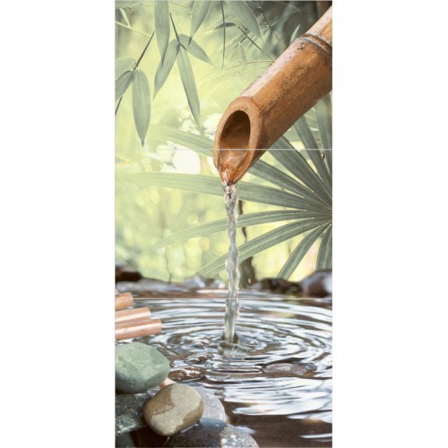 Уралкерамика Бамбук 75х36 см декор панно настенный из 3 шт