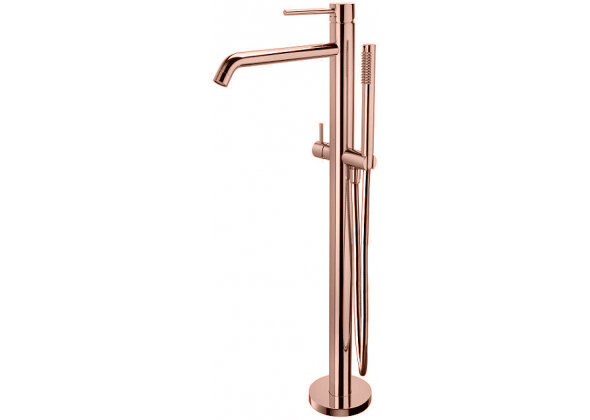 Paffoni Light LIG03ROSE смеситель для ванны напольный розовое золото