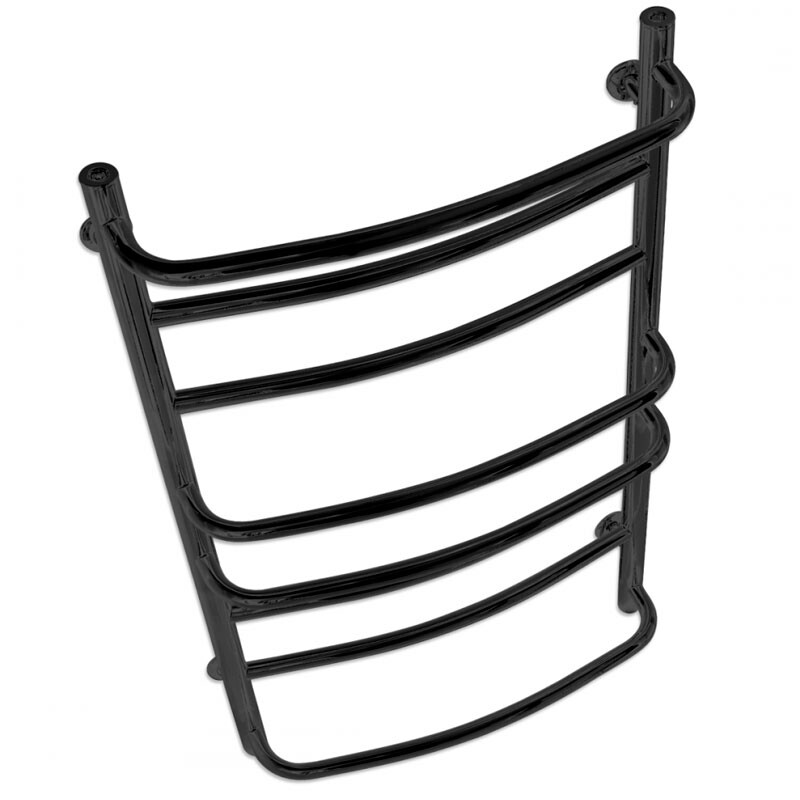 Laris Евромикс П8 полотенцесушитель водяной 500*800 черный 73207303ЧМБФ