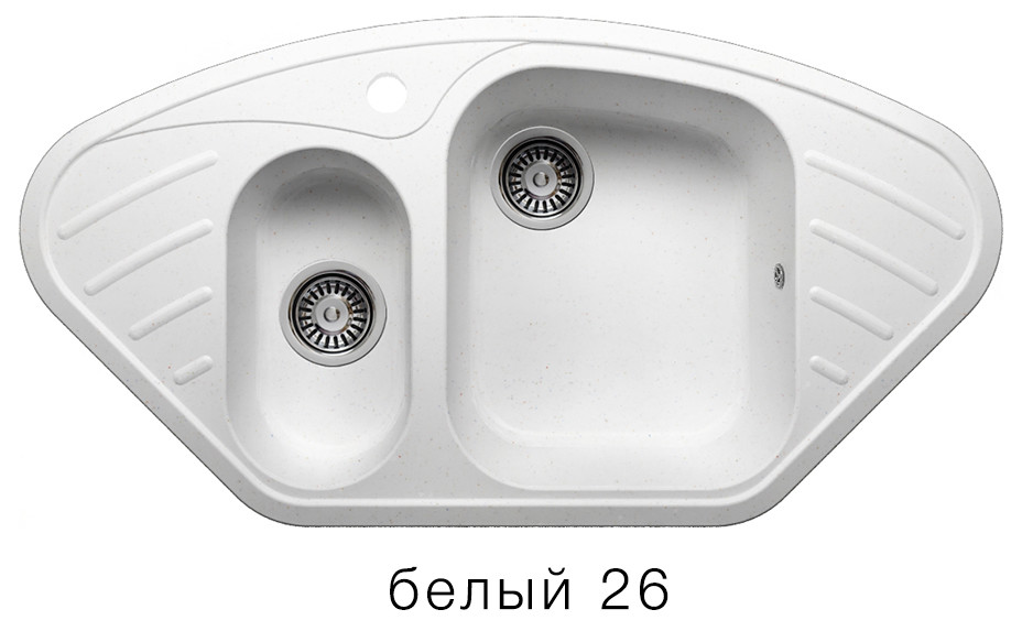 Polygran F 14 кухонная мойка белый 50 х 96 см