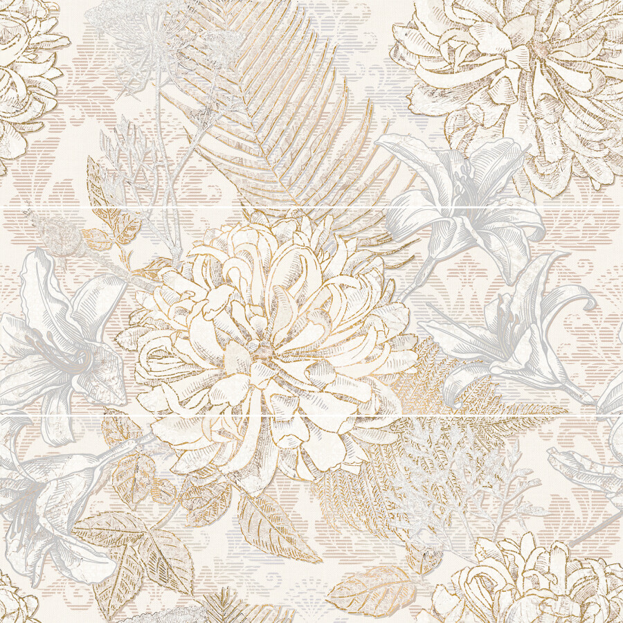 AltaCera Bloom Aroma S/3 панно 600*600 2 компл. в уп SW11ARM01