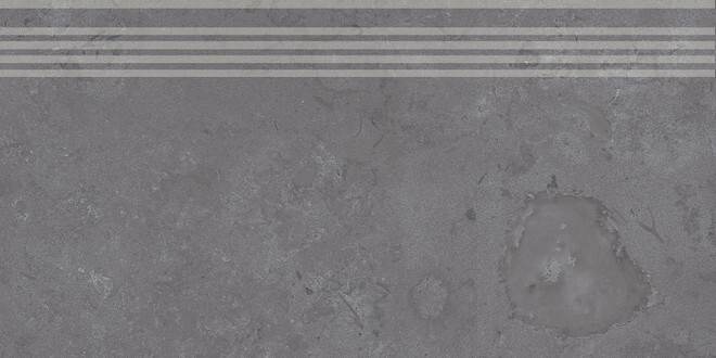 Kerama Marazzi DD205100R/GR Cтупень Про Лаймстоун серый темный натуральный обрезной 60х30