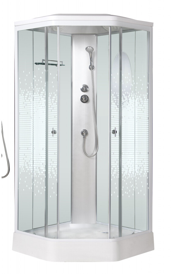 Niagara NG 2306-01 Душевая кабина 90x90 мозаика 23060154