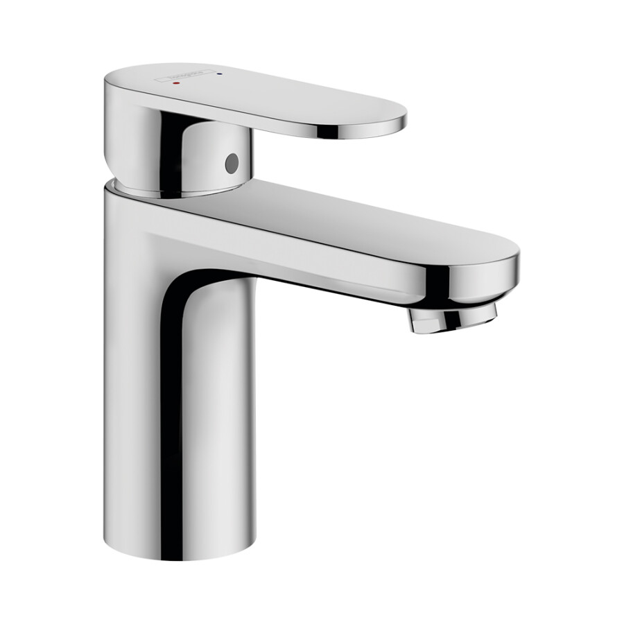 Hansgrohe Vernis Blend Смеситель для раковины 100 с металлическим сливным гарнитуром хром 71559000