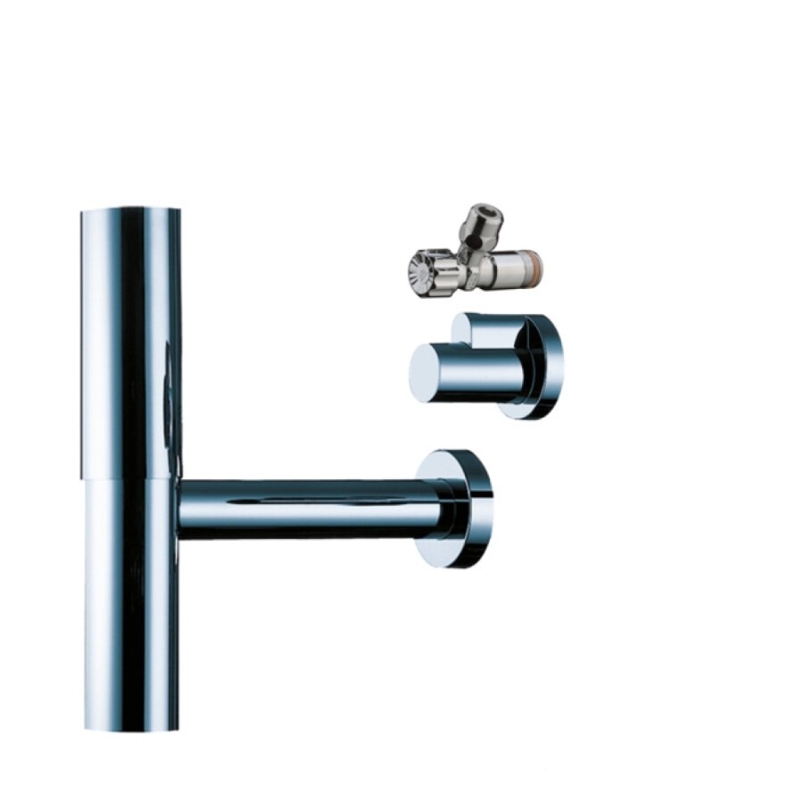 Hansgrohe Flowstar сифон для раковины и два угловых вентиля хром 52120000