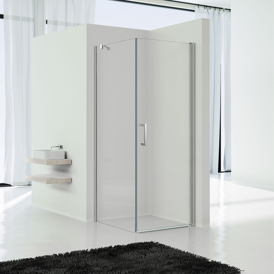 Vincea Orta душевой уголок VSR-1O8080CL 80х80 хром, стекло прозрачное