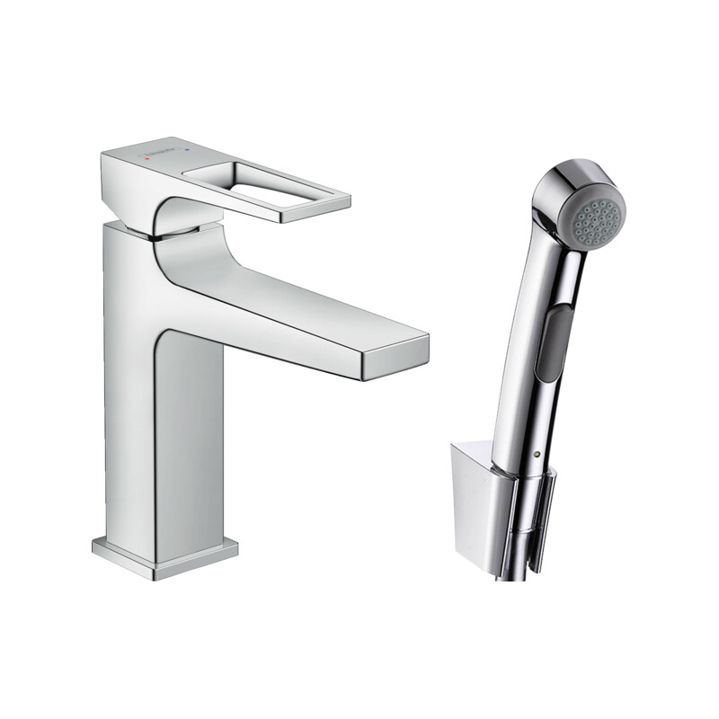 Hansgrohe Metropol Смеситель для раковины с гигиеническим душем хром 74522000