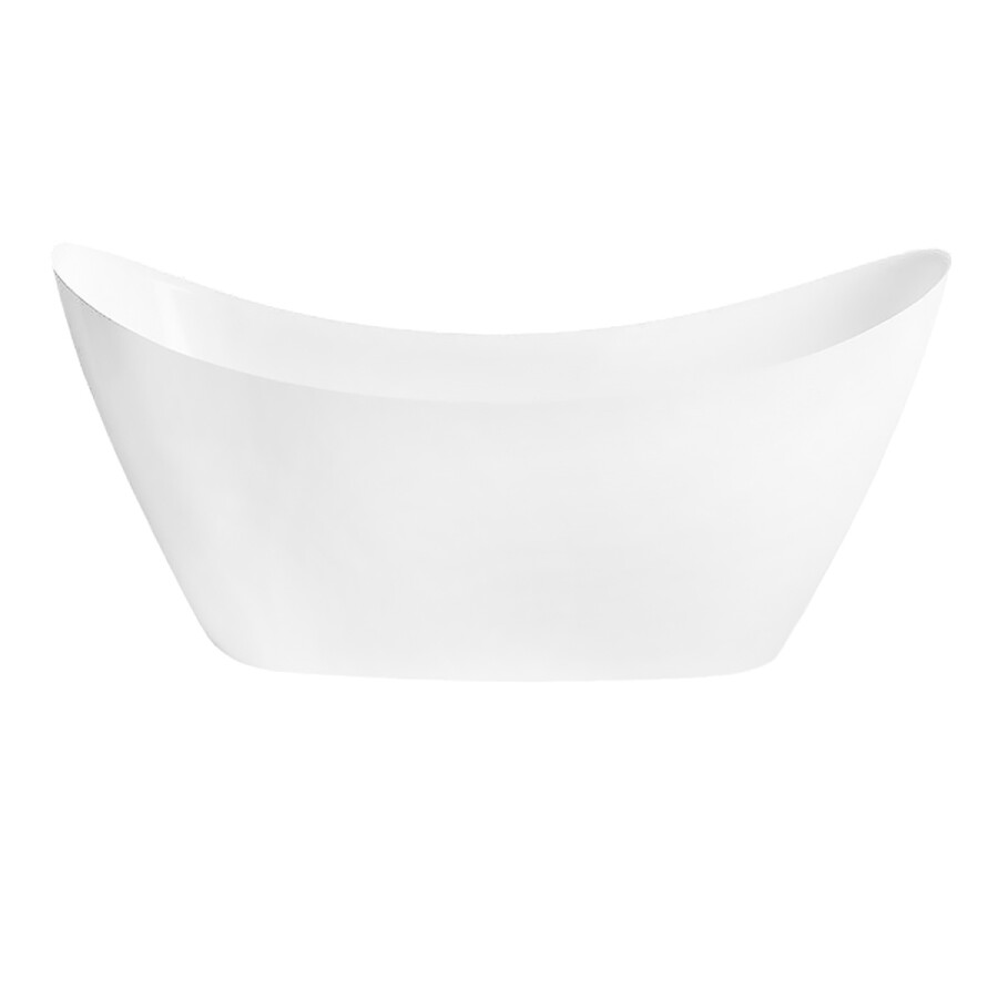 Ванна акриловая Azario Melado 1700х750х720 в комплекте с сифоном и металлическими ножками AZ-6107-17W