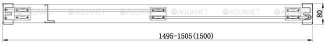 Aquanet Delta NPD6122 душевые двери 150*200