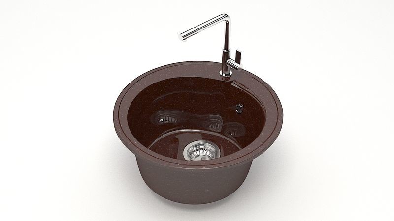 Marrbaxx Венди Z4 Мойка для кухни глянцевая шоколад