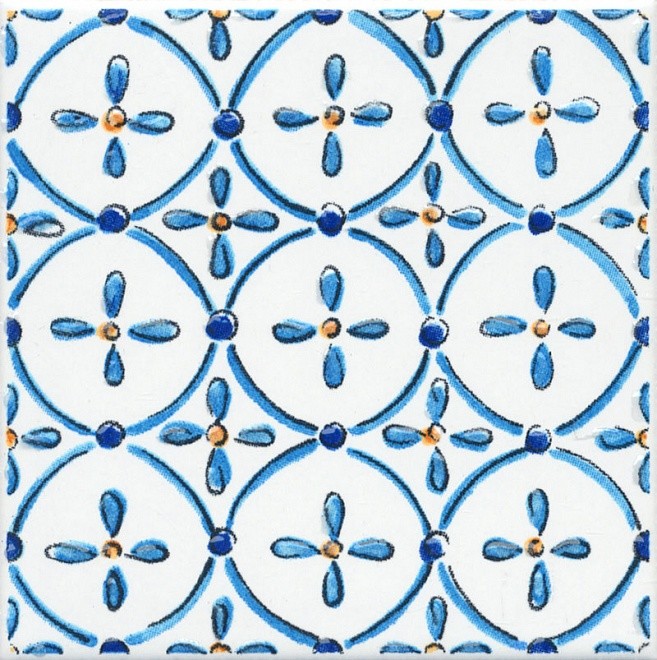 Kerama Marazzi Капри 20х20 см декор настенный белый глянцевый майолика 2 STG\A450\5232