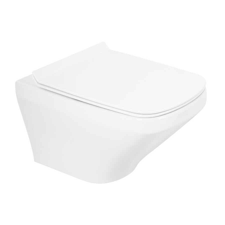 BelBagno Sela унитаз подвесной безободковый белый BB3201CHR