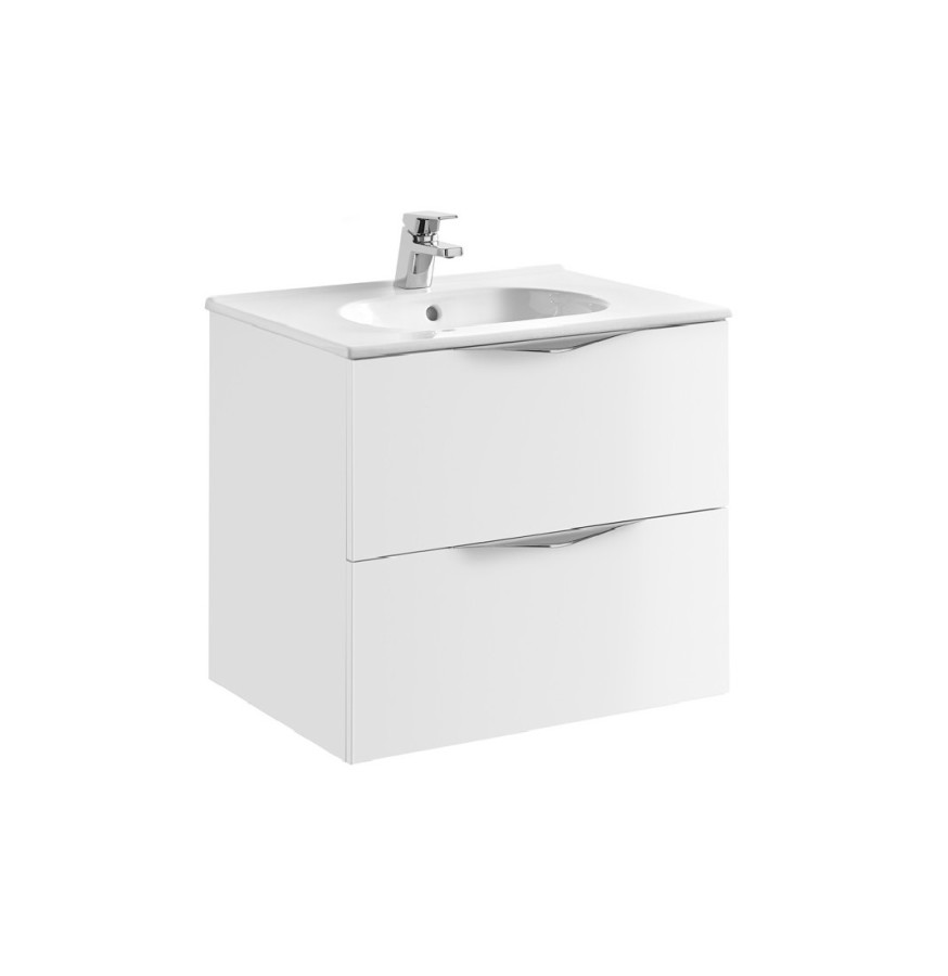 Gala Agata 7931001 тумба с раковиной подвесная белая 60x46 см
