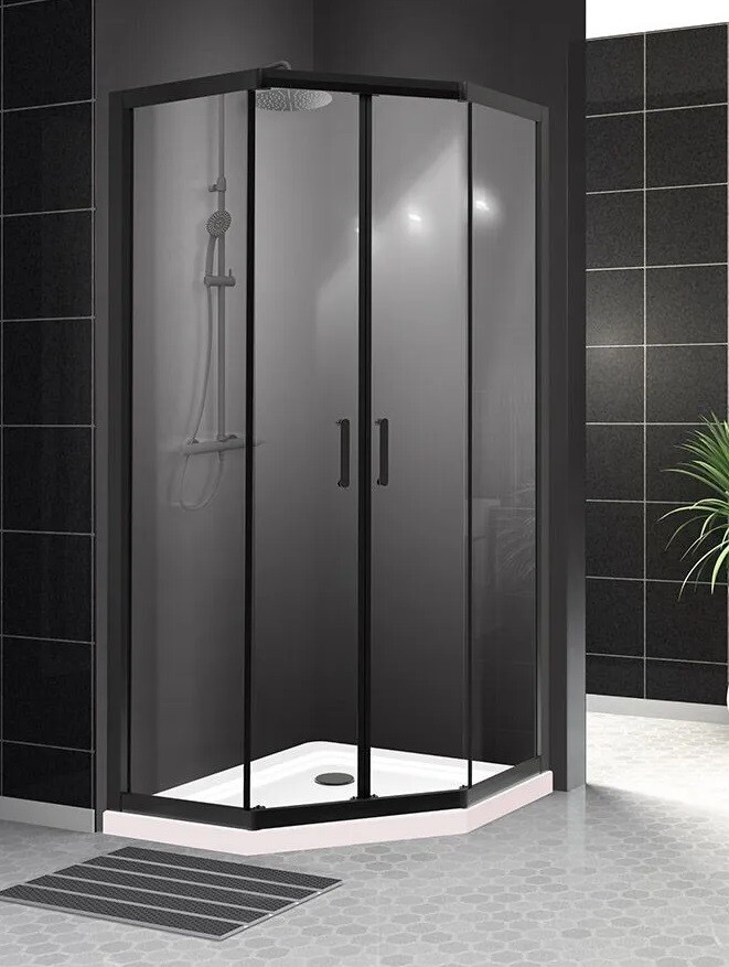 Душевой уголок BelBagno UNO-195-P-2-90-C-NERO