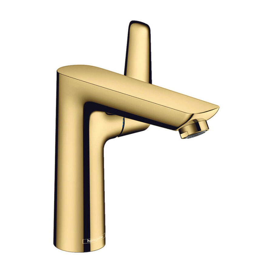 Hansgrohe Talis E Смеситель для раковины 150 со сливным гарнитуром золото 71754990