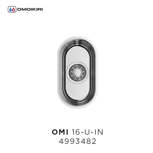 Omoikiri Omi 16-U-IN 4993482 кухонная мойка нержавеющая сталь 17.8x31.6 см