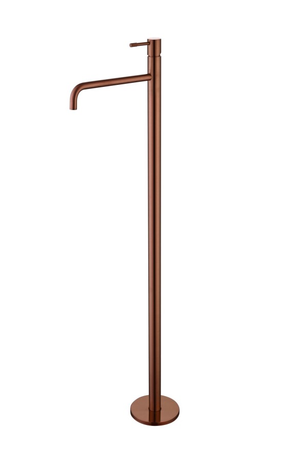 Смеситель для раковины напольный Boheme Uno Copper Brushed 107-CB