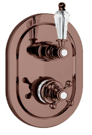 Cezares Vintage термостатический смеситель бронза VINTAGE-VDIM2-T-02-Sw