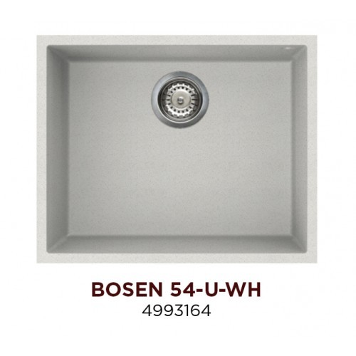 Omoikiri Bosen 54-U-WH 4993164 кухонная мойка тetogranit белый 54х44 см
