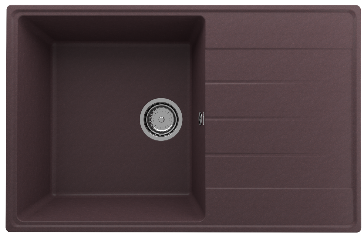 Мойка кухонная Ulgran Quartz Prima 780-06 трюфель
