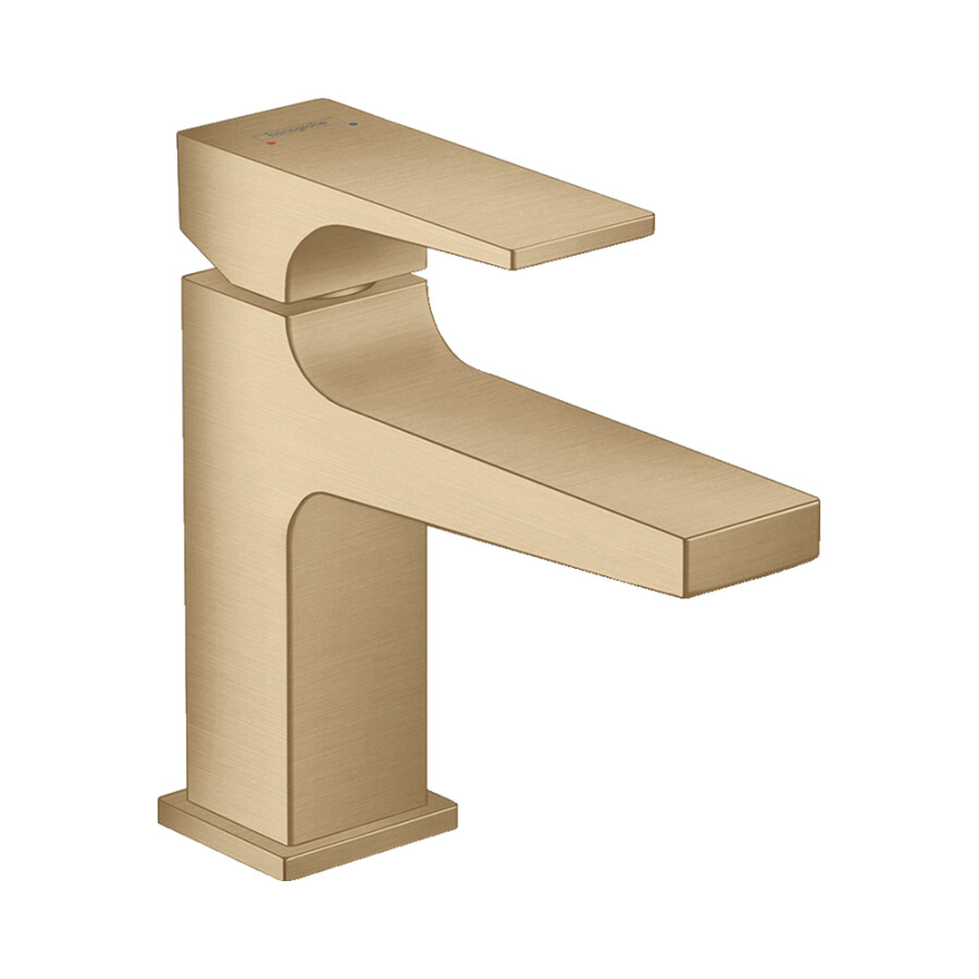 Hansgrohe Metropol Смеситель для раковины 100 с рычаговой рукояткой с клапаном Push-Open бронза 32500140